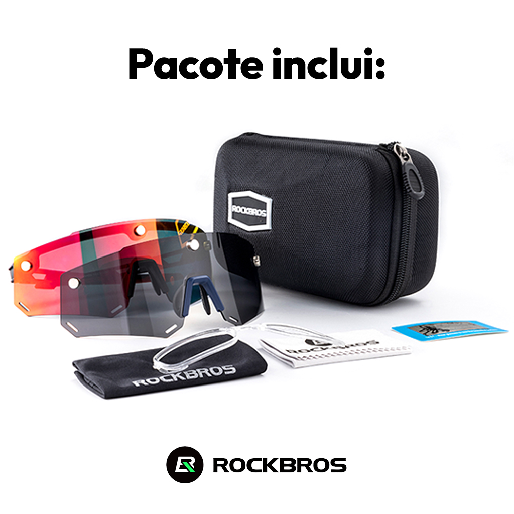 Pacote Inclui Rockbros Oficial